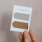 Rounded Tab Magnetic Bookmarks Set 2 Pack Page Markers