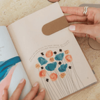Rounded Tab Magnetic Bookmarks Set 2 Pack Page Markers