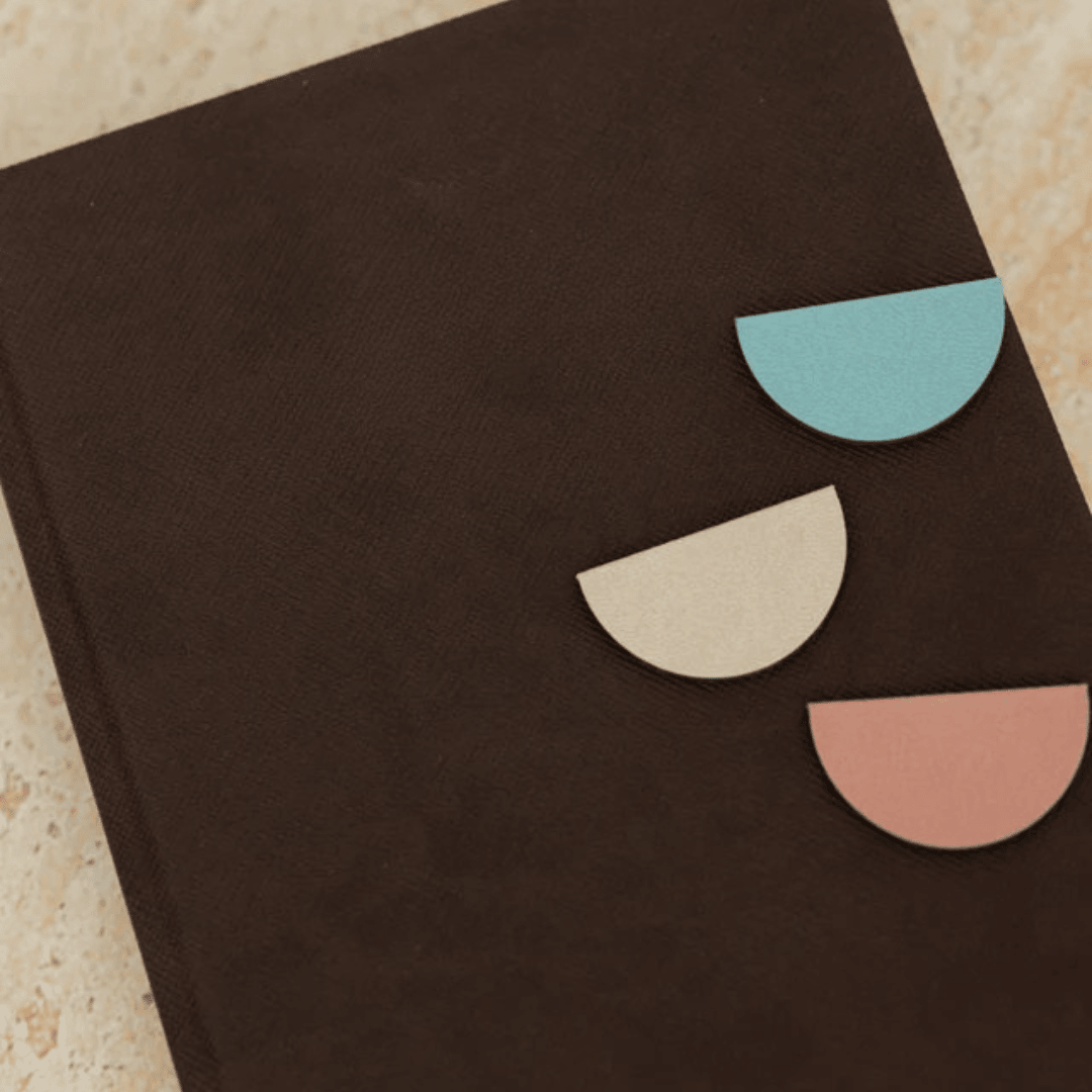 Half Circle Magnetic Bookmarks Set 3 Pack Page Tabs