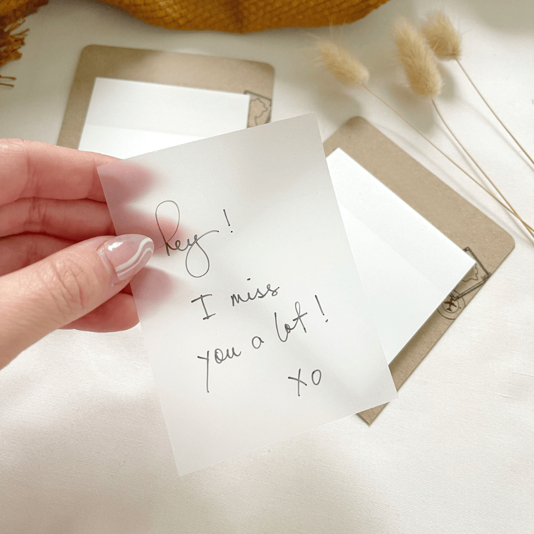 Transparent Sticky Notes Clear Self Adhesive 50 Sheets
