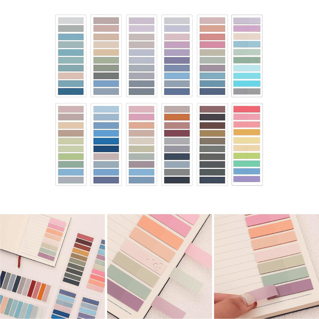 2000 Pieces Annotation Tabs Book Sticky Tabs Clear Page Markers