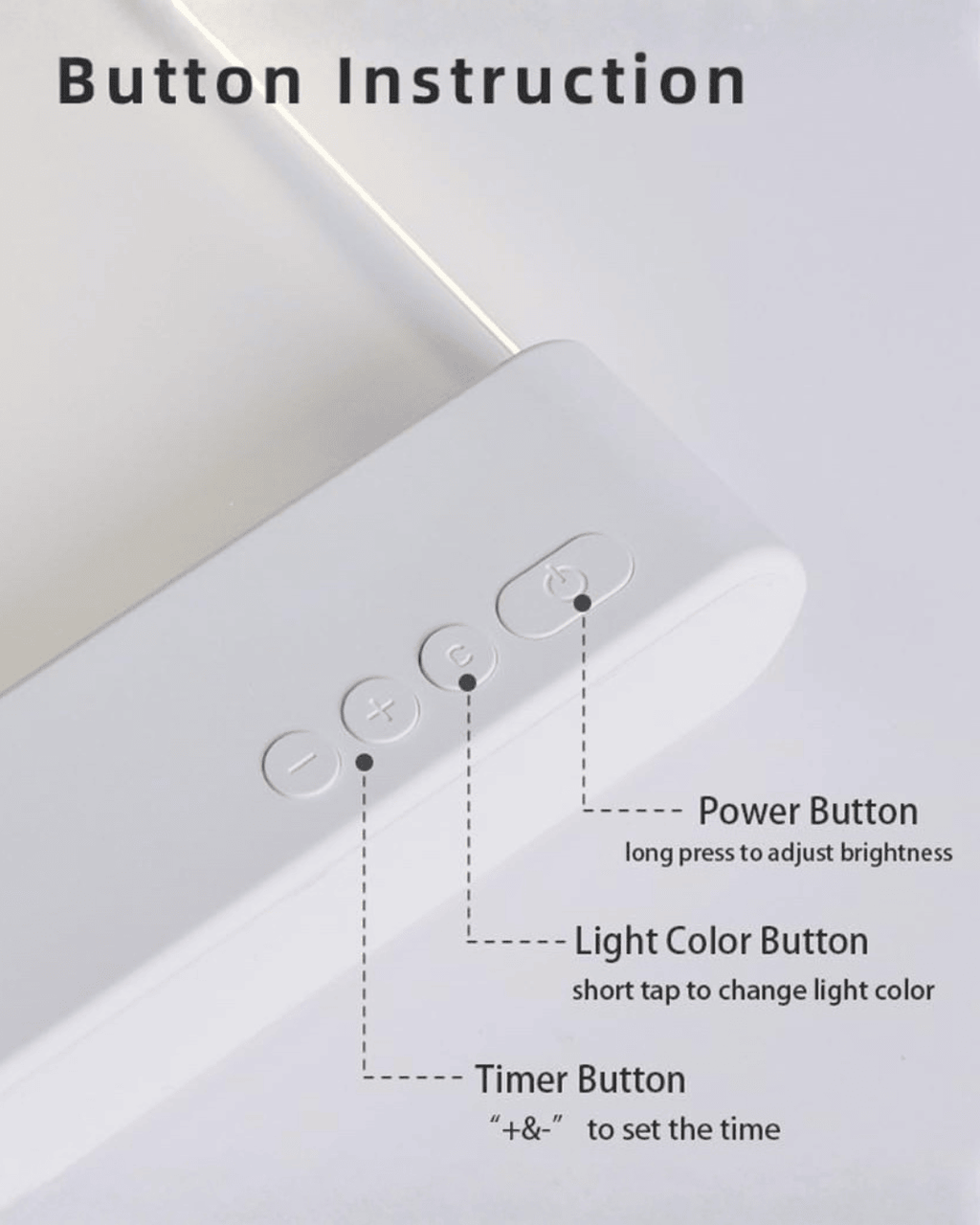 Ultra-Slim Flat Panel LED Book Light for Night Reading