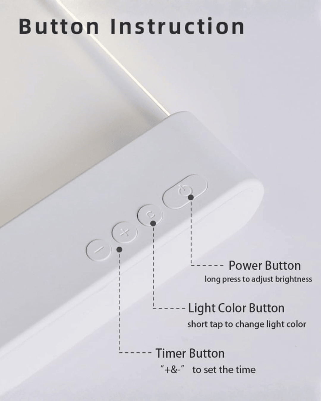 Ultra-Slim Flat Panel LED Book Light for Night Reading
