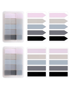 Aesthetic Transparent Sticky Book Tabs for Annotating - 600 Tabs